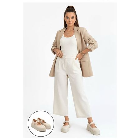 Lunni Bej Keten Spor Ayakkabı