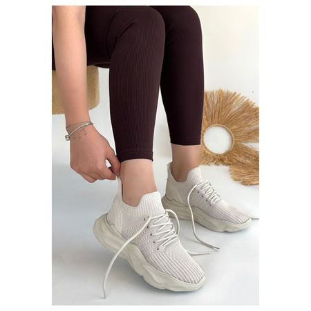 Henta Bej Triko Bağcıklı Spor Ayakkabı