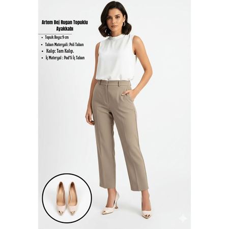 Artem Bej Rugan Topuklu Ayakkabı