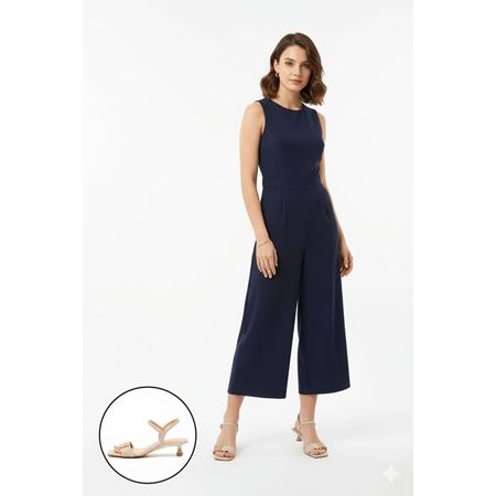 Zıan Bej Topuklu Ayakkabı