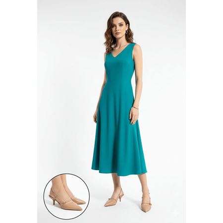 Darina Nude Cilt Topuklu Ayakkabı