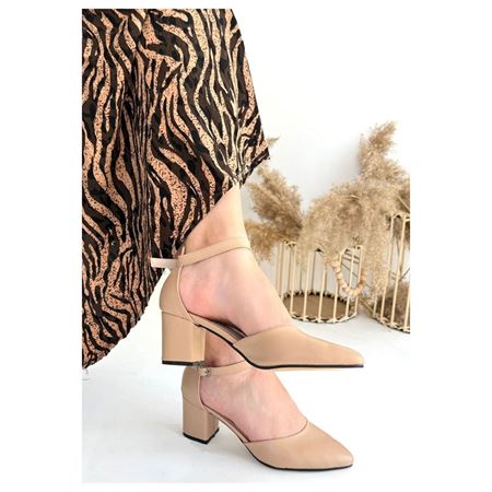 Mulen Nude Cilt Topuklu Ayakkabı