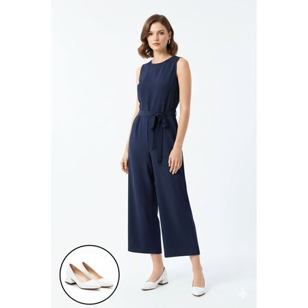 Desniy Beyaz Cilt Topuklu Ayakkabı