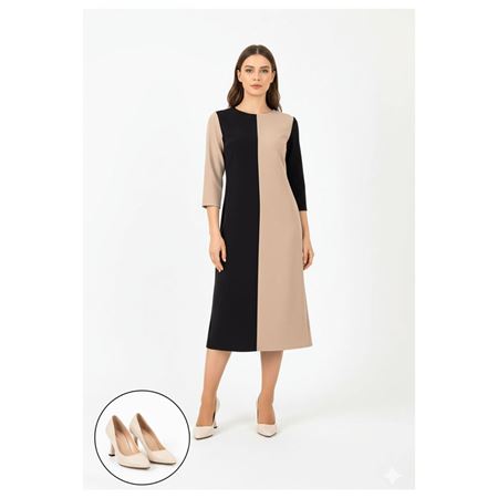 Ulba Bej Cilt Stiletto Ayakkabı