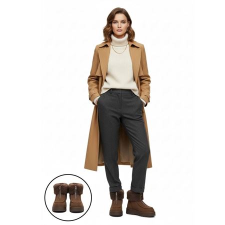 Zinya Kahverengi Süet Bot