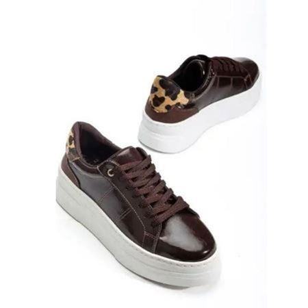 Jetan Kahverengi Rugan Bağcıklı Spor Ayakkabı