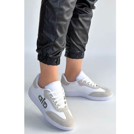 Lendo Beyaz Cilt Bağcıklı Spor Ayakkabı