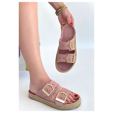 İces Pudra Nubuk Terlik