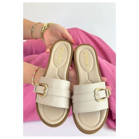 Orja Bej Cilt Terlik