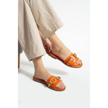 Sene Turuncu Cilt Terlik