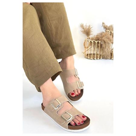 Rıno Ten Nubuk Terlik