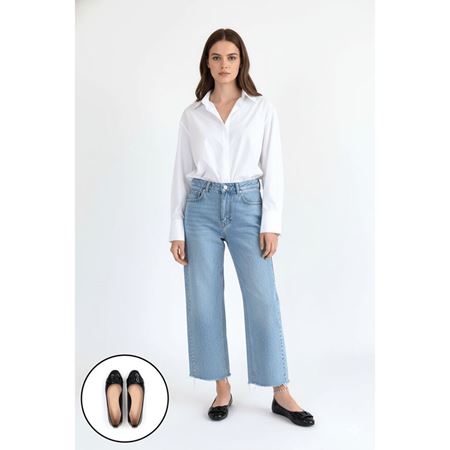 Lawy Siyah Rugan Babet Ayakkabı