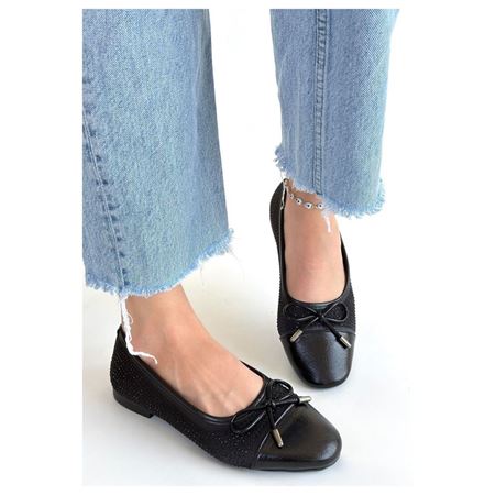 Etya Siyah Cilt Babet Ayakkabı