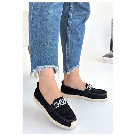 Wata Siyah Triko Babet Ayakkabı