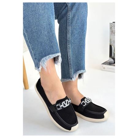 Wata Siyah Triko Babet Ayakkabı