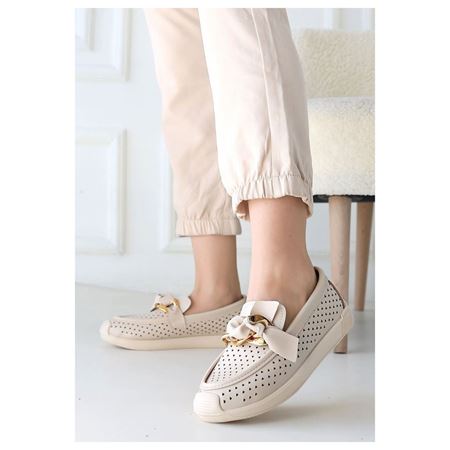 Riwan Bej Cilt Babet Ayakkabı