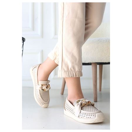 Riwan Bej Cilt Babet Ayakkabı