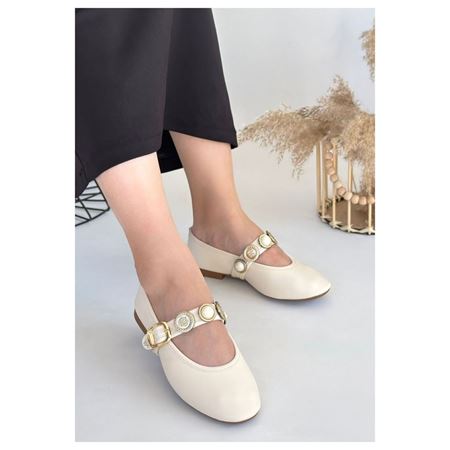 Atnis Bej Cilt Babet Ayakkabı