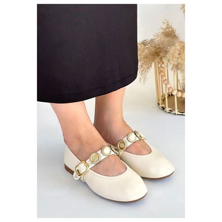 Atnis Bej Cilt Babet Ayakkabı