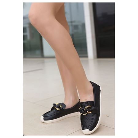 Riwan Siyah Cilt Babet Ayakkabı