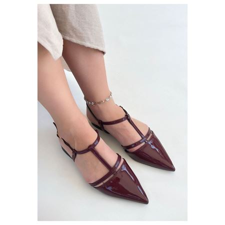 Canca Bordo Rugan Babet Ayakkabı