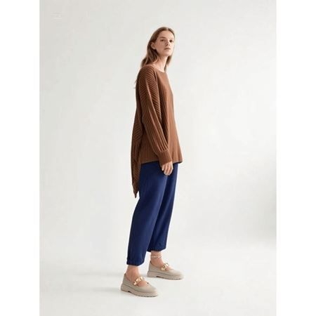 Okira Bej Rugan Ortopedik Madalyonlu Kalın Taban Kadın Babet