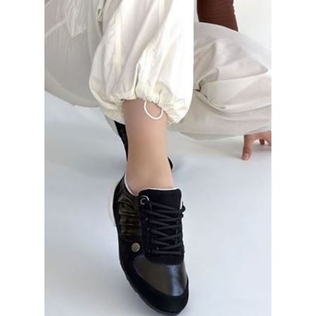 Jawen Siyah Nubuk Spor Ayakkabı