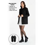 Wanye Siyah Cilt Cilt Streçli Bot