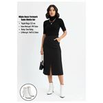 Mişha Beyaz Sivri Burun Kadeh Topuk Fermuarlı Kadın Bilekte Bot