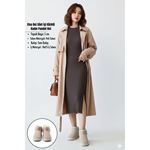 Elsa Bej Süet İçi Kürklü Kadın Panduf Bot