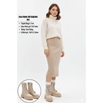 Caxa Nude Cilt Bağcıklı Bot