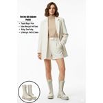 Toir Bej Cilt Bağcıklı Postal