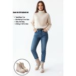 Daum Bej Cilt Bağcıklı Bot