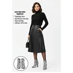 Loora Zebra Saten Topuklu Bot