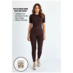 Finna Bej Stoperli Pratik Bağcıklı Günlük Konfor Kadın Sneaker