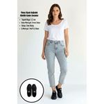 Finna Siyah Stoperli Pratik Bağcıklı Günlük Konfor Kadın Sneaker