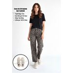 Emwa Bej Cilt Bağcıklı Spor Ayakkabı