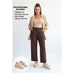 Carin Bej Keten Bağcıklı Spor Ayakkabı