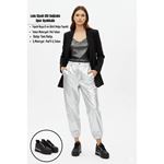 Lulu Siyah Cilt Bağcıklı Spor Ayakkabı