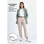 Tone Beyaz Cilt Bağcıklı Spor Ayakkabı