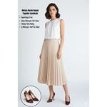 Motya Bordo Rugan Topuklu Ayakkabı