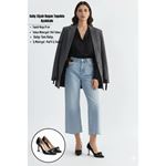 Coby Siyah Rugan Topuklu Ayakkabı