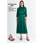 Lanina Siyah Cilt Topuklu Ayakkabı