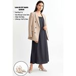 Lanna Bej Cilt Topuklu Ayakkabı