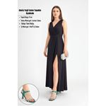 Gloria Yeşil Saten Topuklu Ayakkabı