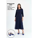 Rewat Mavi Cilt Topuklu Ayakkabı