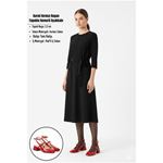 Karmi Kırmızı Rugan Topuklu Kemerli Ayakkabı