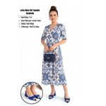 Lotta Mavi Cilt Topuklu Ayakkabı