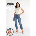 Year Beyaz Cilt Turuncu Detaylı Beyaz Topuklu Ayakkabı