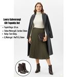 Loora Kahverengi Cilt Topuklu Bot